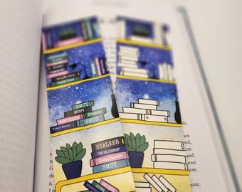 Shelf Tracker Bookmark - Smutty Shelves - Tracker for Reading