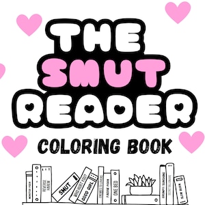 The Smut Reader Coloring Book Digital PDF image 1