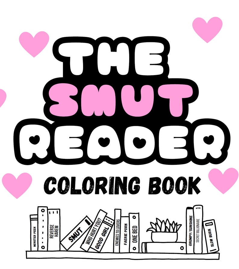 The Smut Reader Coloring Book Digital PDF image 1