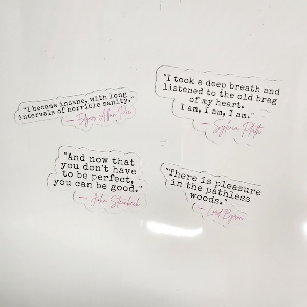 Literary Quote Magnets