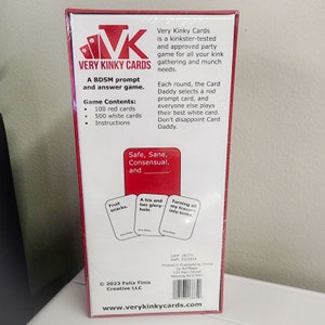 Very Kinky Cards - A BDSM Prompt and Answer Game image 4