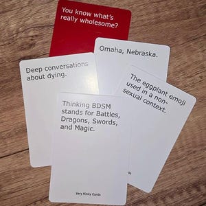 Very Kinky Cards - A BDSM Prompt and Answer Game image 1