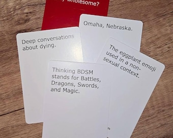 Very Kinky Cards - A BDSM Prompt and Answer Game