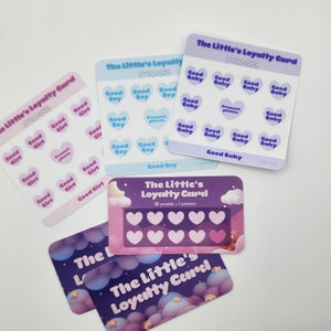 The Little's Loyalty Card & Praise Sticker Sheet