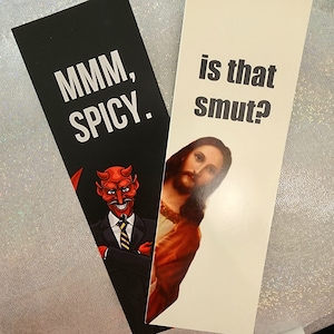 Judging Jesus & Approving Lucifer - Is that Smut? - Mmm, Spicy - Double-sided Bookmark