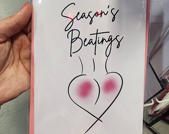 Season's Beatings — Christmas Card | Spanking | BDSM