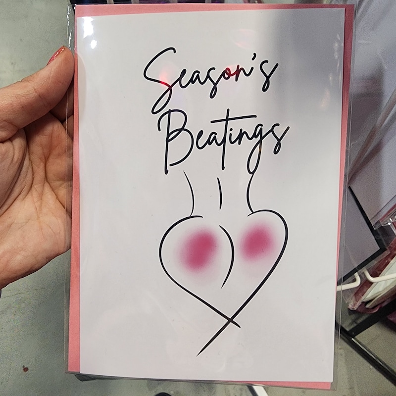 Spanking Greeting Card - Etsy