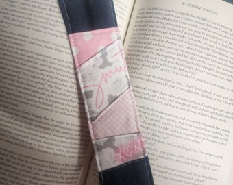 Pink Patchwork — Handmade Quilted Bookmarks Random Assortment (My Mom Made This)