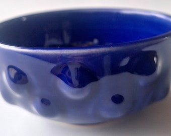 Keramikschale WOOD AND LOOK Blau 12x6cm