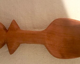 Thuya wood spoon SYMBOL 13 cm