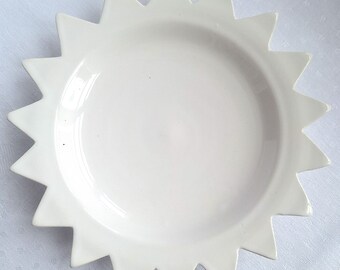 Assiette en céramique Moyen SHAMS Blanc 20cm