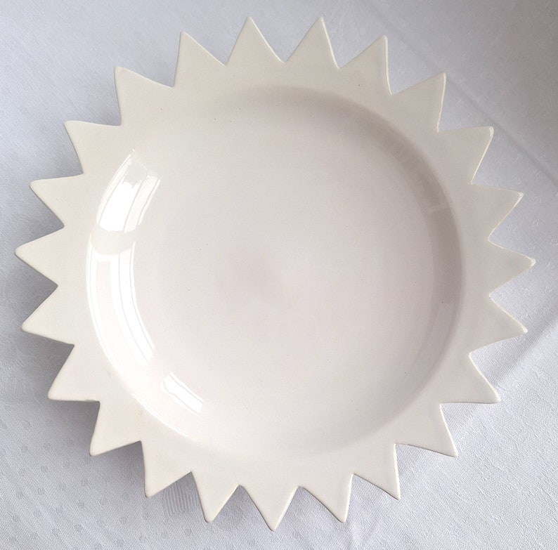 Ceramic plate Grand SHAMS White 26cm image 1
