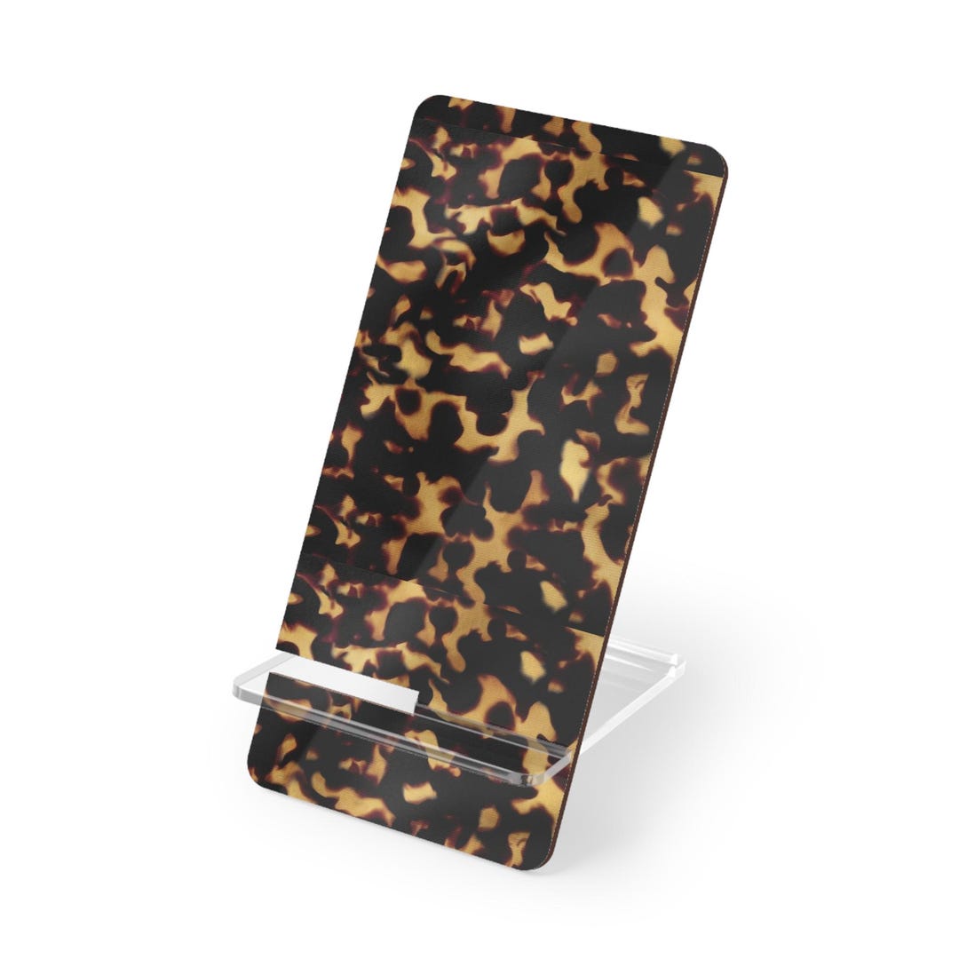 Tortoiseshell Pattern Mobile Display Stand for Smartphones | Acrylic ...