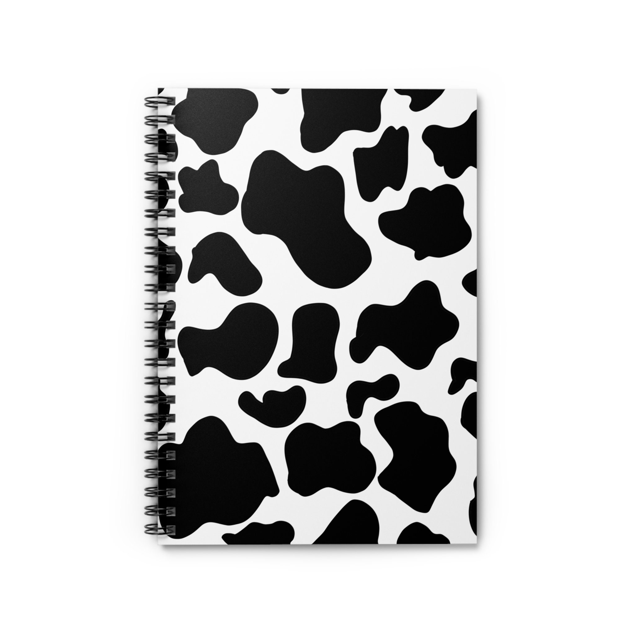 Lilac Cow Print Spiral Notebook for Sale by maobao