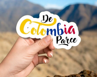 De Colombia Parce Sticker, Waterproof Vinyl Decal