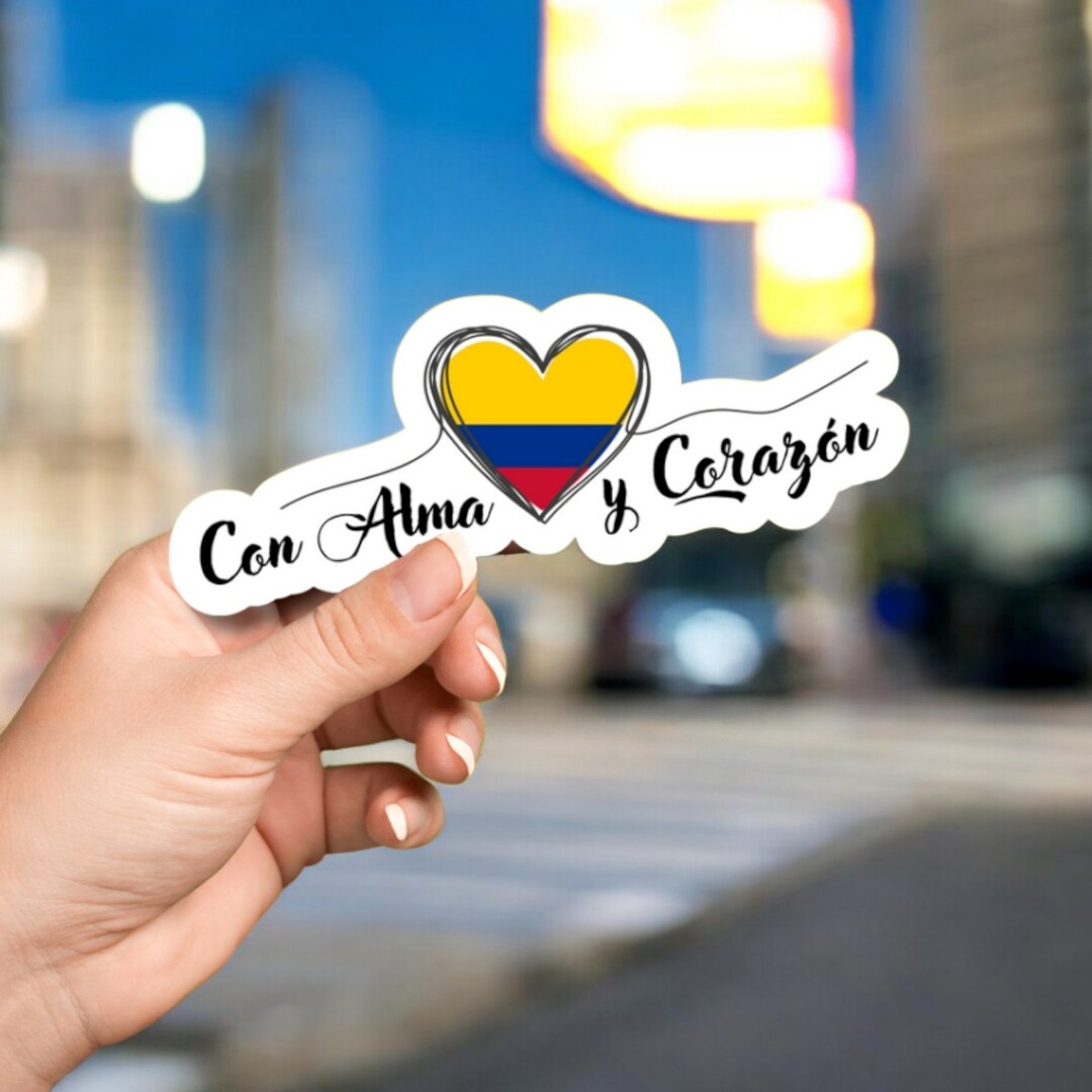 Con Alma Y Corazon – Waterproof Vinyl Sticker, Soccer Independence ...