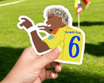 Richard Rios Soccer Sticker, Waterproof Vinyl Decal