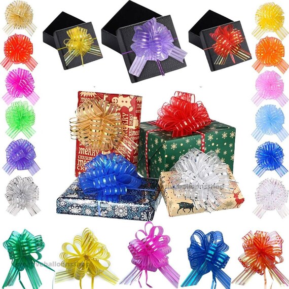 20 Pull Bows 50mm Wedding Car Gift Wrap Ribbon Florist Etsy UK