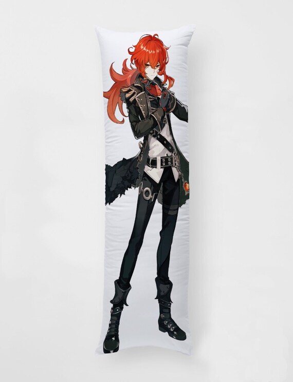 Diluc Body Pillow Anime Body Pillow Anime Pillow Anime Etsy Israel