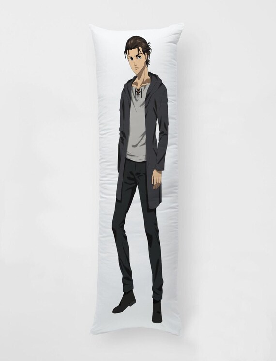 Eren Yeager Body Pillow Anime Body Pillow Anime Pillow Etsy