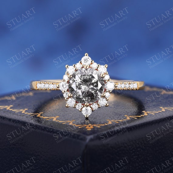 Herkimer Diamond Gemstone 925 Sterling Silver Ring Gifts Jewelry All Size CA-215
