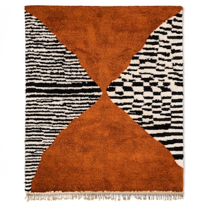 Beni ouarin berber rug, tapis marocain wool rug, zdjęcie 1