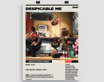 Despicable Me Movie Poster - Etsy