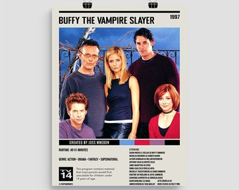Buffy Minimalist Poster - Etsy