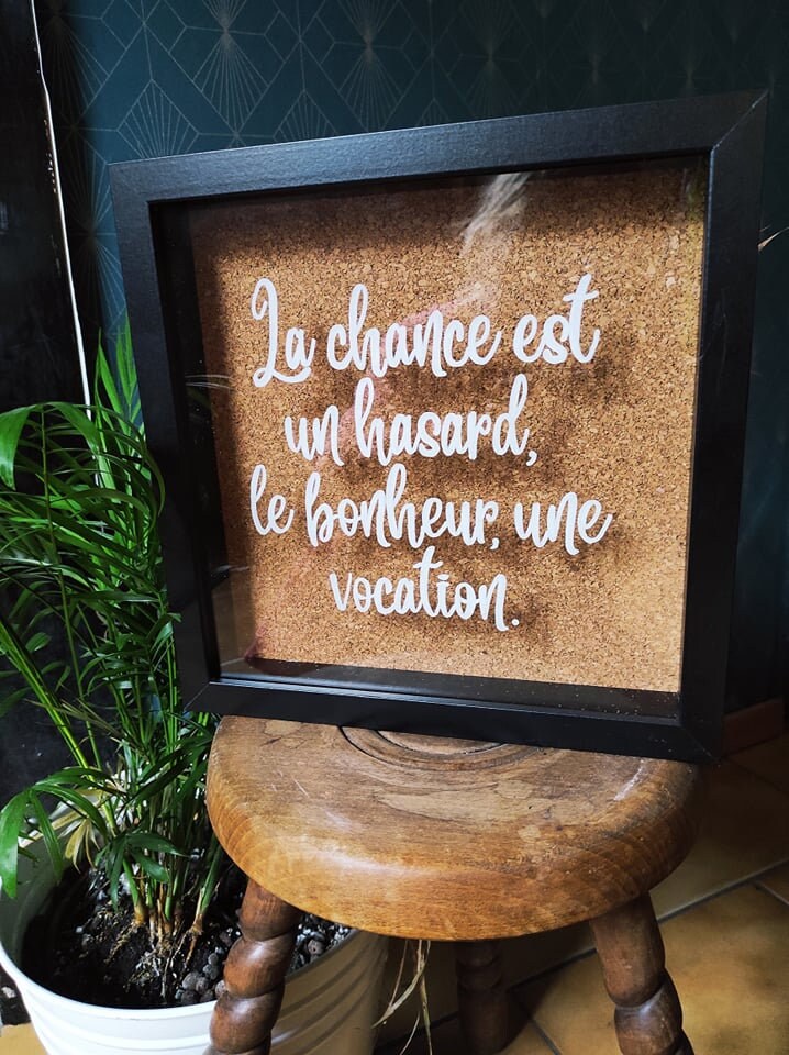 Peinture Citation Handmade