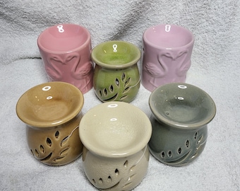 Duftölbrenner, inkl. 1 Teelicht, Duftlampe, Keramik, Schmelzwachs Brenner, Teelichtbrenner, Geschenk