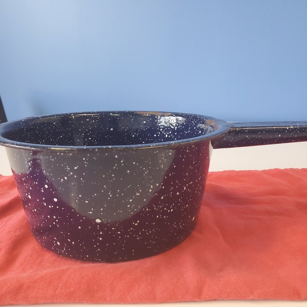 Blue Speckled Enamel Cookware Etsy