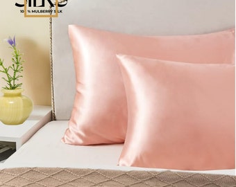 Mulberry Silk Pillowcase | 22 Momme for Hair & Skin | Best Gift for Her