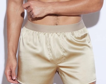 Boxer, personalisierte Boxer, benutzerdefinierte Boxer, Männer Boxer, Shorts Männer, Männer Schlaf Shorts, Seide Satin, benutzerdefinierte Shorts, Herren Booty Shorts, Pyjamas Shorts