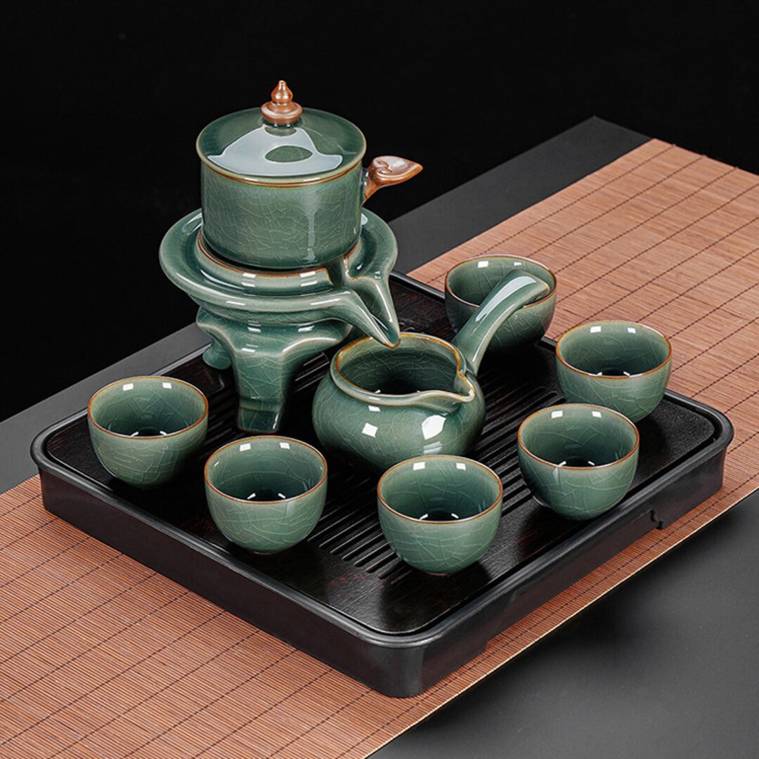 Ceramic Automatic Tea Set Kung Fu Tea Set Creative Automatic Tea Making