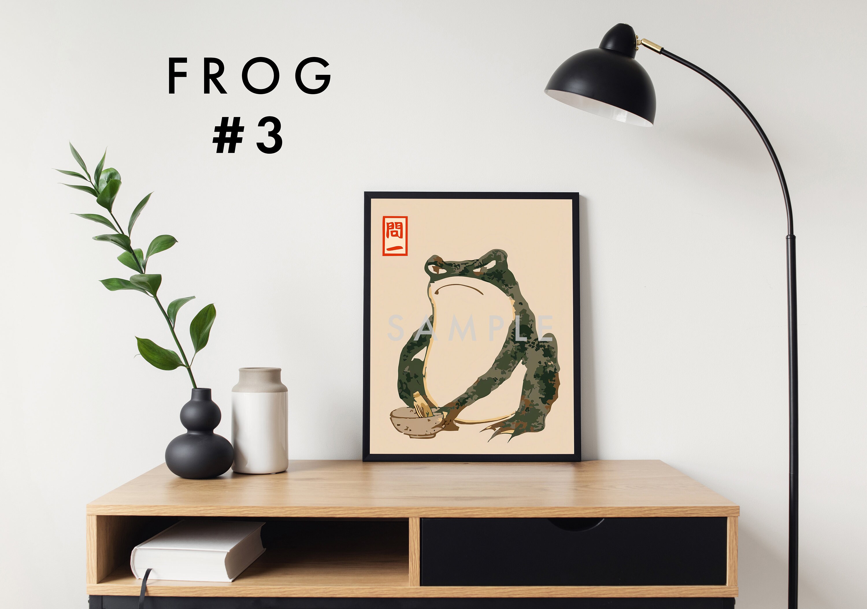 Matsumoto Hoji Frogs Set of 3 Prints Gallery Poster Wall Art - Etsy UK