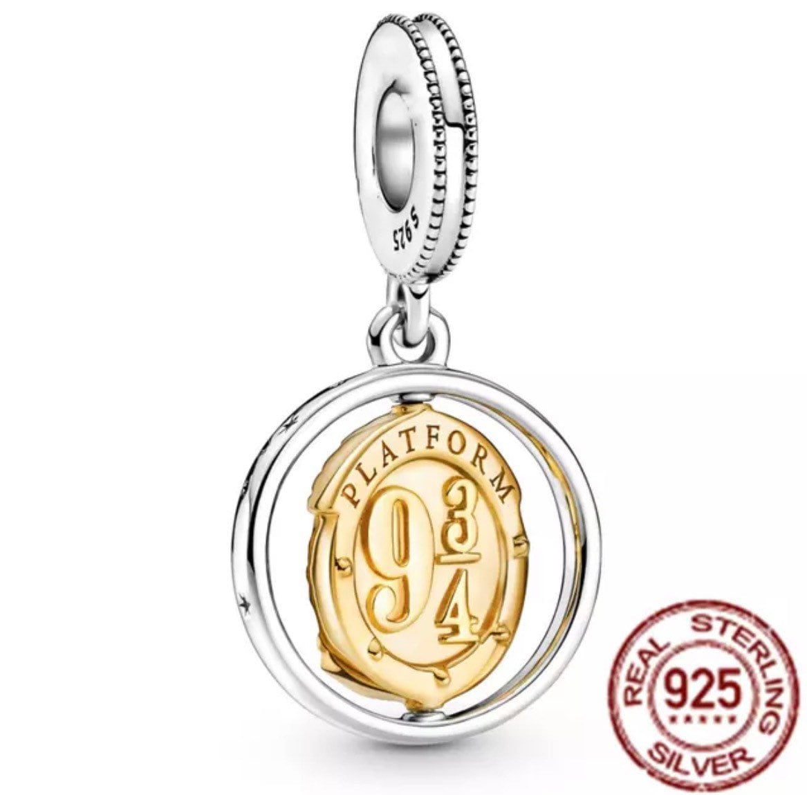 Genuine Pandora Harry Potter Charms 925 Sterling Silver Magic Hat Train Charm Envelope Charm