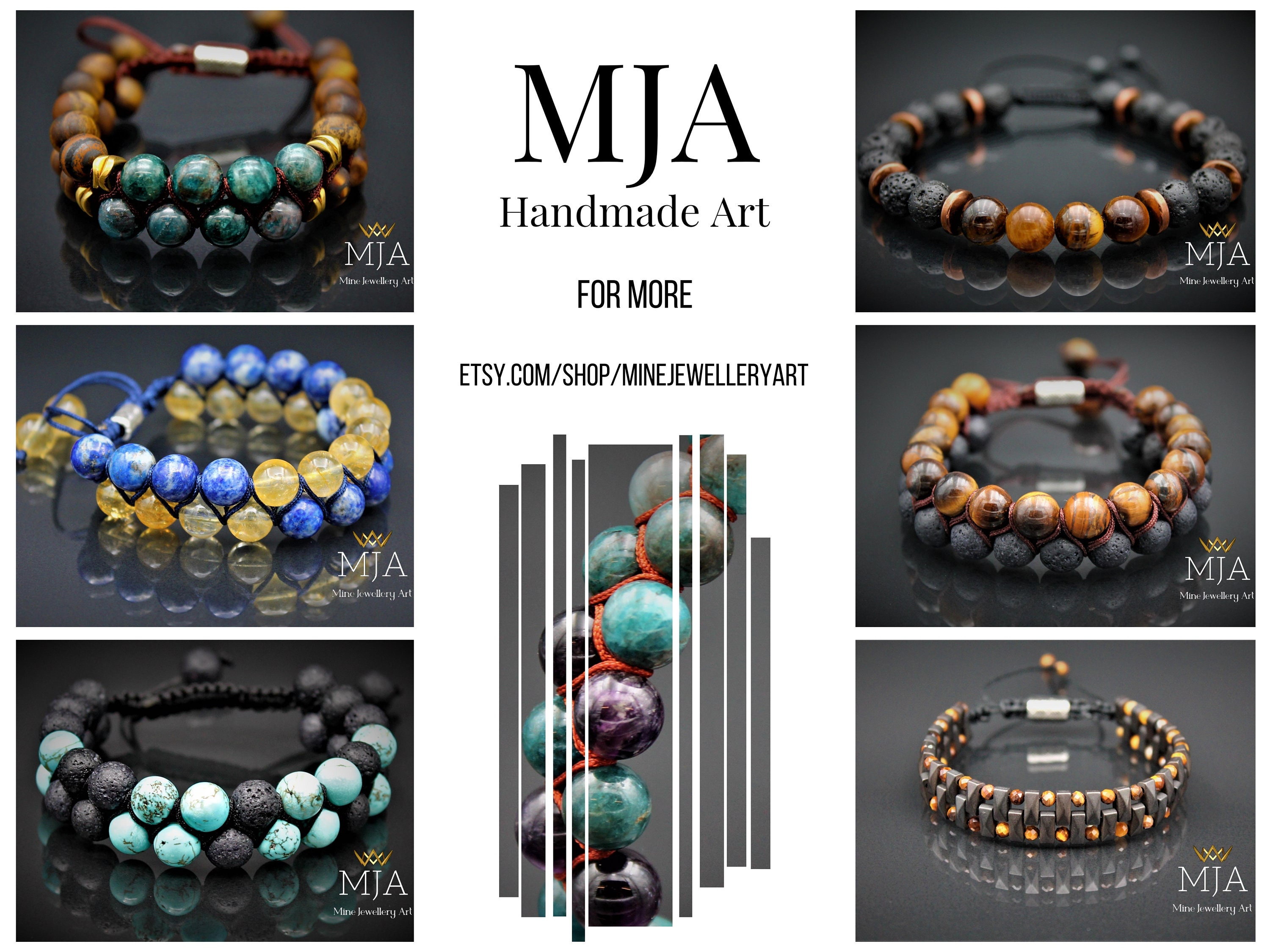 [Haleine]ONYX & PEARL BRACELET MIDNIGHT★男女共用 Selenite & black onyx couple set – Piedras Haseya