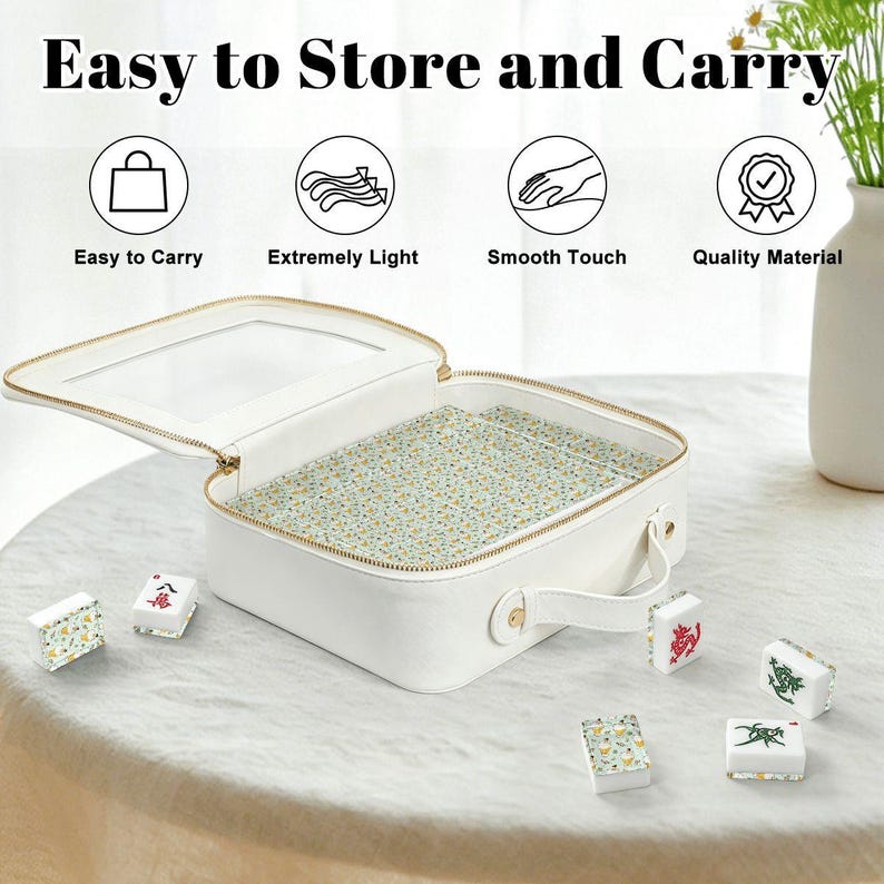 Beer Citrus Mahjong Tiles Summer Drink Mahjong Set With Traditional Chinese Tile Fronts image 7