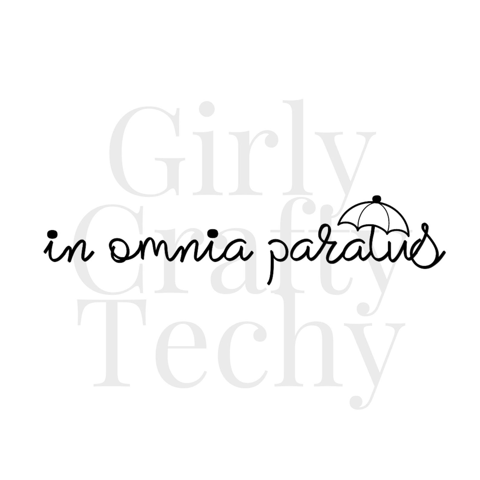 In Omnia Paratus SVG / PNG / JPG Etsy