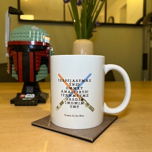 I Have Brought Peace, Revenge Of The Sith Mug, Star Wars, Anakin & Obi-Wan, Novelty, If You Know You Know, Movie Quote, Gift For Him or Her
