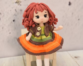 Amigurumi Doll, Amigurumi Princess Doll, Princess Doll, Special Gift For Girl, Crochet Doll For Sale Active