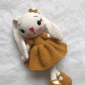 Amigurumi Rabbit, Rabbit Doll, Amigurumi Crochet Rabbit Toy, Bunny Amigurumi, Special Gift For Girl, Crochet Doll For Sale