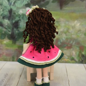 Amigurumi Doll Watermelon, Watermelon Doll, Amigurumi Princess Doll ...