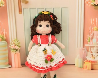 Amigurumi Doll, Amigurumi Princess Doll, Princess Doll, Special Gift For Girl, Crochet Doll For Sale Active