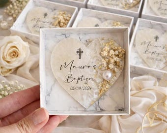 Custom Baptism Magnet Favor, Personalized Christening Favor, Baptism Gift for Guests, Religious Party Favor, Baptism Keepsake, Boy and Girl