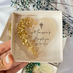 Personalized Baptism Party Magnet Favors,Mi Bautizo, Communion Favor,Epoxy Magnet  Christening Favor For Guest,First Communion,Baptism Gift