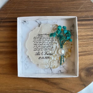Islamic Wedding Nikah Favor, Ayatul Kursi Magnet Favor,Muslim Epoxy Magnet favors,Islamic Baby Shower Favor,Personalized Magnet favors,