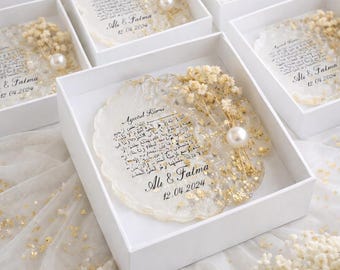 Islamic Wedding Favor Magnet, Ayatul Kursi Magnet, Muslim Wedding Gift, Personalized Islamic Gift, Nikkah Favor, Eid Gift