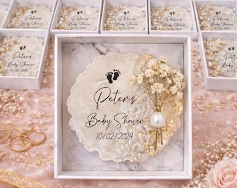 Baby Shower Favor Magnet, Personalized Baby Shower Gift, Custom Name Date Magnet, Baby Feet Keepsake,Custom Baby Shower Keepsake