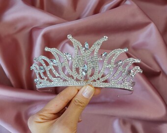 Crystal Bridal Tiara Headpiece, Wedding Tiara, Wedding Headpiece,Beautiful Tiara Crown For Wedding, Crystal Crown,Bride Tiara